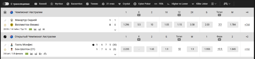 melbet kg спорт